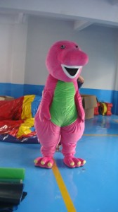 Barney Mascot Costume