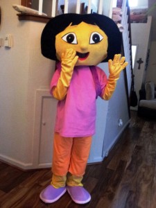 Dora the Explorer Mascot Costume