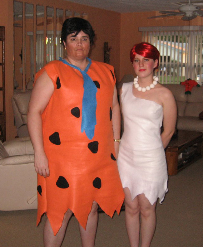 Fred and Wilma Flintstone Costume.