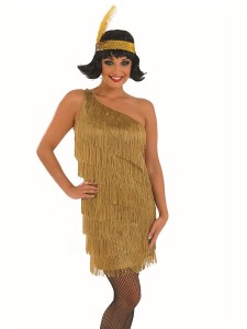 Gold Flapper Dress Costume