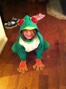 Homemade Frog Costume