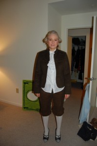 Homemade George Washington Costume