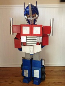 Homemade Optimus Prime Costume