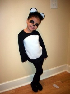 Homemade Panda Bear Costume