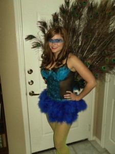 Homemade Peacock Costume