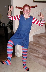 Homemade Pippi Longstocking Costume