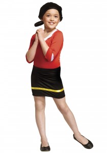 Olive Oyl Costume for Kids