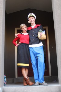 Olive Oyl and Popeye Costume