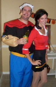 Olive Oyl and Popeye Costumes