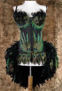 Peacock Burlesque Costume