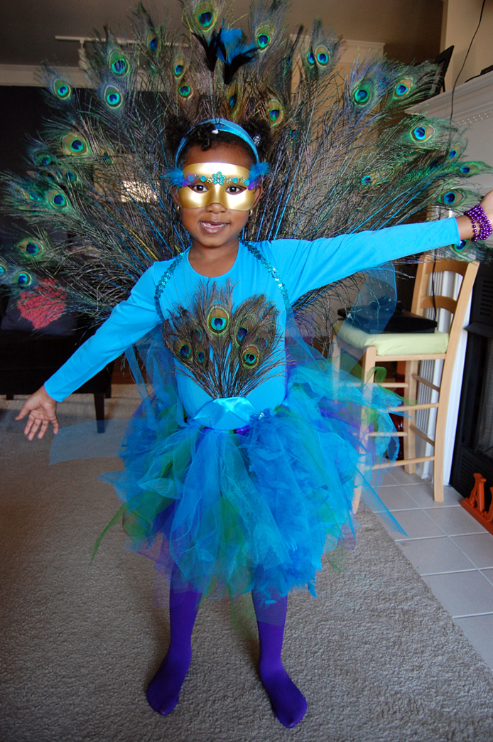 Peacock Costume for Girls.