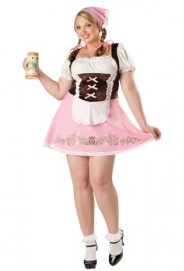 Plus Size German Beer Girl Costume