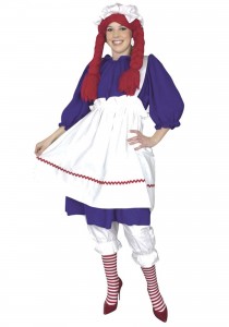 Plus Size Gothic Rag Doll Costume