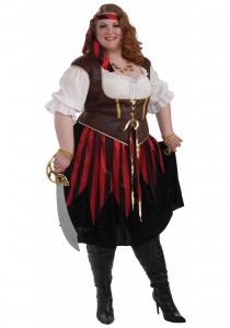 Plus Size Pirate Wench Costume