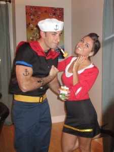 Popeye and Olive Oyl Costumes