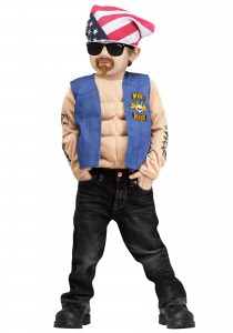 Toddler Biker Costume