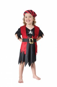 Toddler Pirate Costume Girl