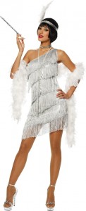 White Flapper Dress Costume