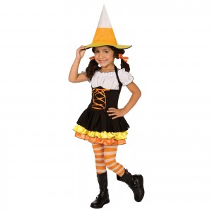 Girls Candy Corn Costume