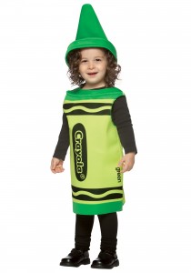 Green Crayon Costume