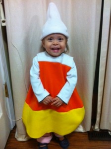 Homemade Candy Corn Costume