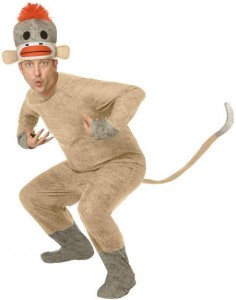 Adult Sock Monkey Costume