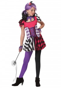 Girls Jester Costume