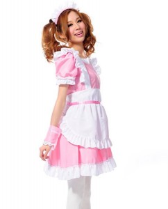 Pink French Maid Costume