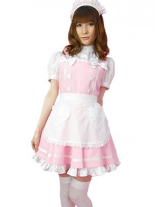 Pink Maid Costume