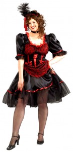 Plus Size Saloon Girl Costume