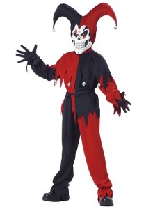 Scary Clown Costume Child