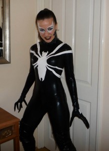 Venom Costume Girl
